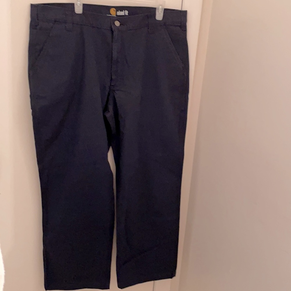 Navy Carhartt pants, 40x30, like new, very soft!
